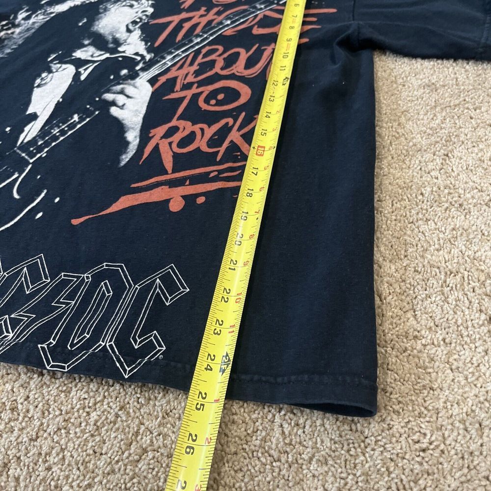 Liquid Blue AC/DC For Those About Rock T-Shirt Men's M Tee Black Vintage - Picture 2 of 6